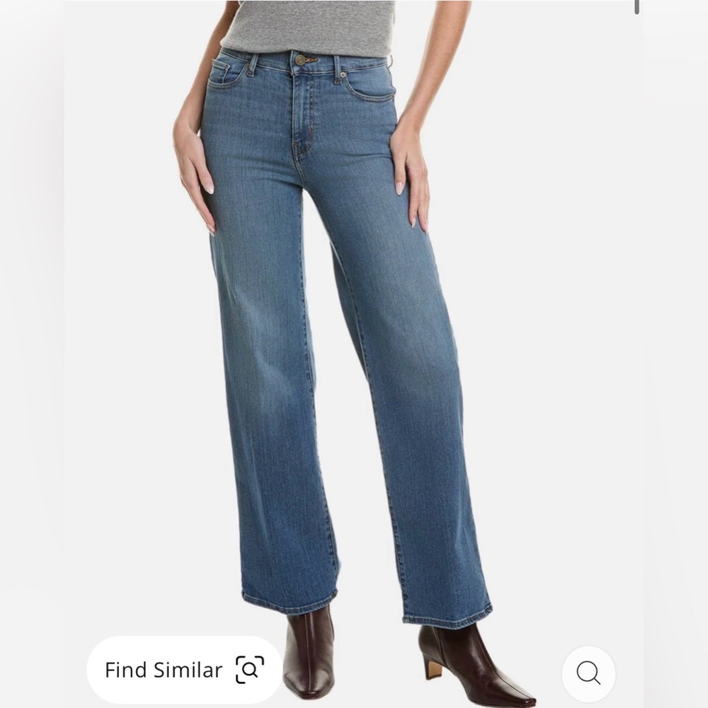 Frame Le Slim Palazzo Subtle Wide Leg Flare Jeans in Disarm.
